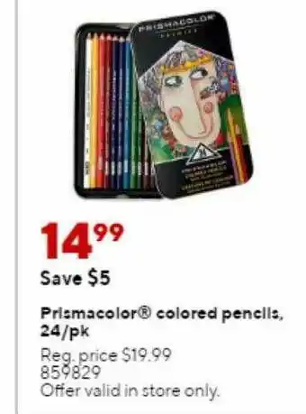 Staples Prismacolor Colored Pencils 24 Pk offer