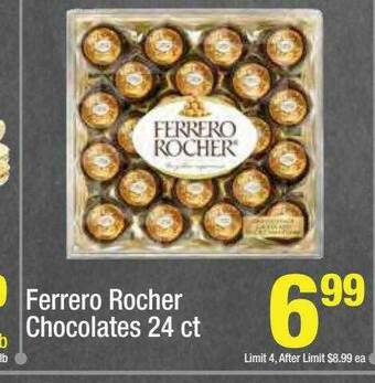 Super King Markets Ferrero Rocher Chocolates 24 Ct offer