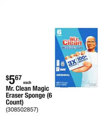 The Home Depot Mr. Clean Magic Eraser Sponge (6 Count) offer