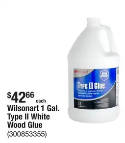 The Home Depot Wilsonart 1 Gal. Type II White Wood Glue offer