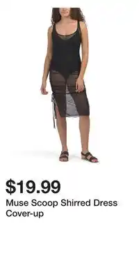 TJ Maxx Muse Scoop Shirred Dress Cover-up offer