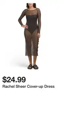 TJ Maxx Rachel Sheer Cover-up Dress offer