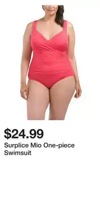 TJ Maxx Surplice Mio One-piece Swimsuit offer