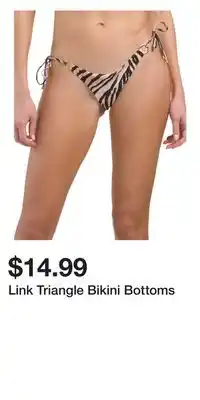 TJ Maxx Link Triangle Bikini Bottoms offer