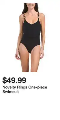 TJ Maxx Novelty Rings One-piece Swimsuit offer