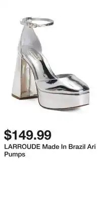 TJ Maxx LARROUDE Made In Brazil Ari Pumps offer