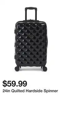 TJ Maxx 24in Quilted Hardside Spinner offer