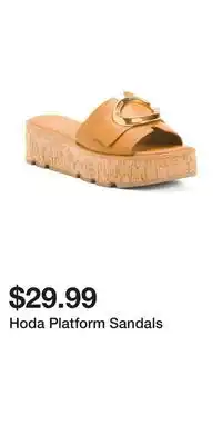 TJ Maxx Hoda Platform Sandals offer