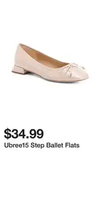 TJ Maxx Ubree15 Step Ballet Flats offer