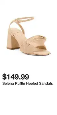 TJ Maxx Selena Ruffle Heeled Sandals offer