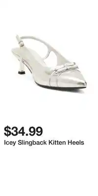 TJ Maxx Icey Slingback Kitten Heels offer