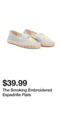 TJ Maxx The Smoking Embroidered Espadrille Flats offer