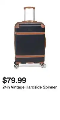 TJ Maxx 24in Vintage Hardside Spinner offer