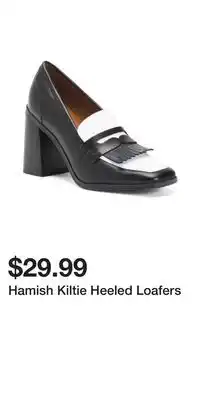 TJ Maxx Hamish Kiltie Heeled Loafers offer