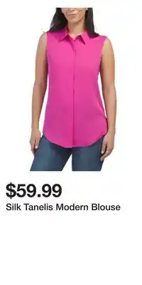 TJ Maxx Silk Tanelis Modern Blouse offer