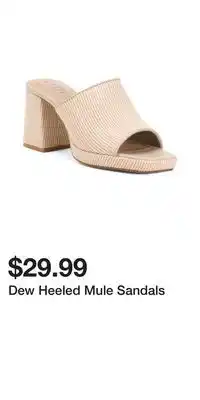 TJ Maxx Dew Heeled Mule Sandals offer