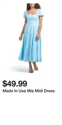 TJ Maxx Made In Usa Mia Midi Dress offer