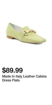 TJ Maxx Made In Italy Leather Calista Dress Flats offer