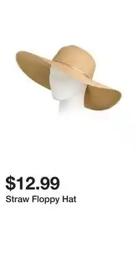 TJ Maxx Straw Floppy Hat offer