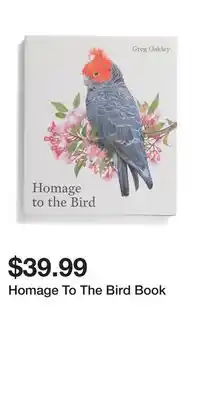 TJ Maxx Homage To The Bird Book offer