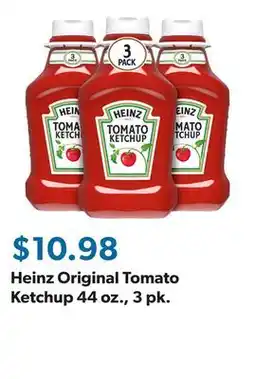 Sam's Club Heinz Original Tomato Ketchup 44 oz., 3 pk offer