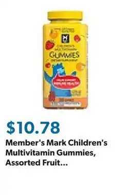 Sam's Club Member's Mark Children's Multivitamin Gummies, Assorted Fruit Flavors, 300 ct offer