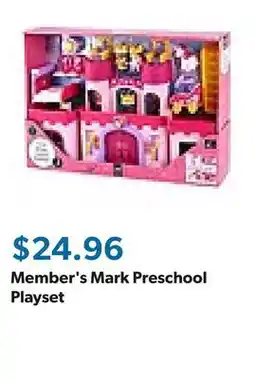 Sam's Club Member's Mark Preschool Playset offer