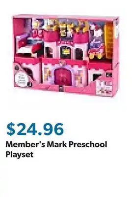 Sam's Club Member's Mark Preschool Playset offer