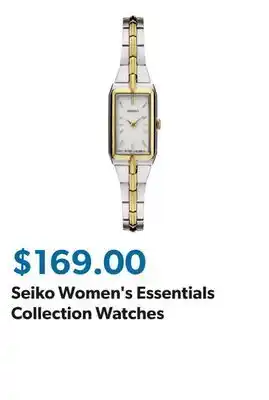 Sam's Club Seiko Women's Essentials Collection Watches offer