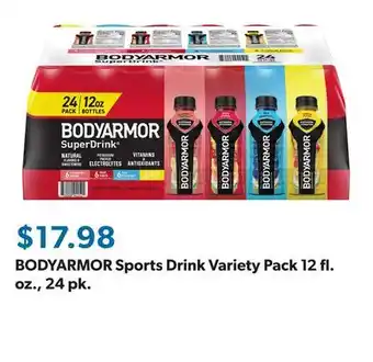 Sam's Club BODYARMOR Sports Drink Variety Pack 12 fl. oz., 24 pk offer