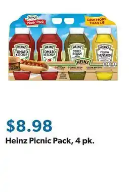 Sam's Club Heinz Picnic Pack, 4 pk offer