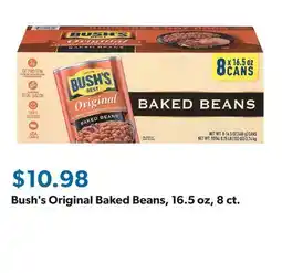 Sam's Club Bush's Original Baked Beans, 16.5 oz, 8 ct offer