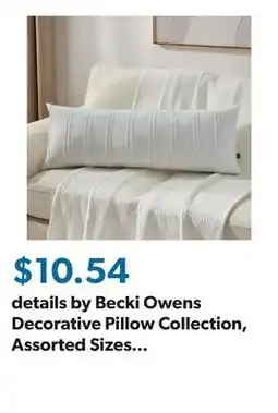 Sam's Club details by Becki Owens Decorative Pillow Collection, Assorted Sizes and Colors offer