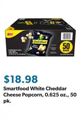 Sam's Club Smartfood White Cheddar Cheese Popcorn, 0.625 oz., 50 pk offer