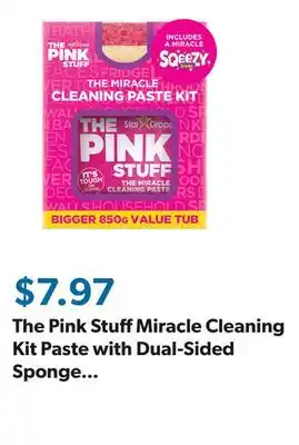 Sam's Club The Pink Stuff Miracle Cleaning Kit Paste with Dual-Sided Sponge and Scrubber, 1 ct offer