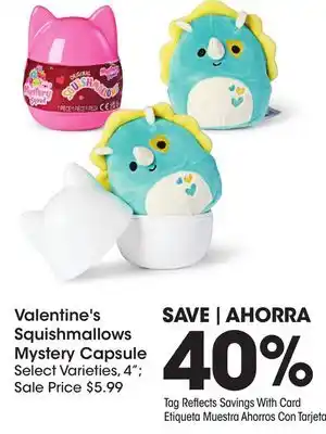 Ralphs Valentine's Squishmallows Mystery Capsule offer