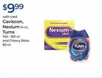 Rite Aid Gaviscon Nexium Tums offer