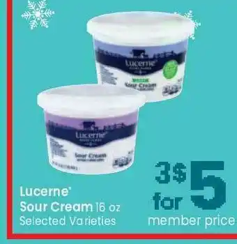 Safeway Lucerne Sour Cream Selected Varieties offer