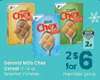 Safeway General Mills Chex Cereal Selected Varieties offer