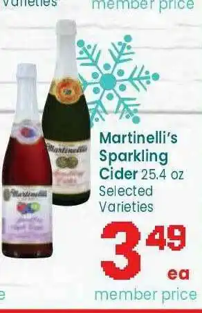 Safeway Martinelli's Sparkling Cider Selected Varieties offer