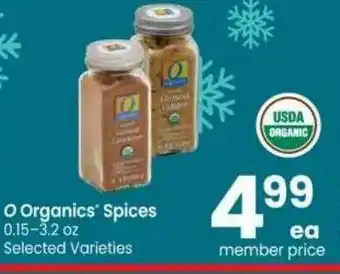Safeway O Organics Spices Selected Varieties offer
