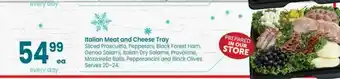 Safeway Italian Meat And Cheese Tray offer
