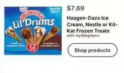 Walgreens Haagen-Dazs Ice Cream, Nestle or Kit- Kat Frozen Treats offer