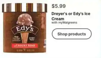 Walgreens Dreyer's or Edy's Ice Cream offer