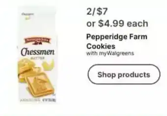 Walgreens Pepperidge Farm Cookies offer