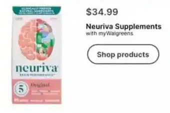 Walgreens Neuriva Supplements offer