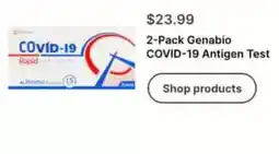 Walgreens 2-Pack Genabio COVID-19 Antigen Test offer