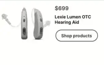 Walgreens Lexie Lumen OTC Hearing Aid offer