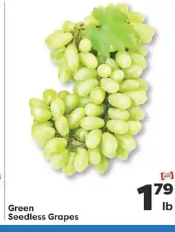 Weis Markets Green Seedless Grapes offer