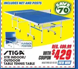 Big 5 Stiga XTR Indoor/Outdoor Table Tennis Table offer